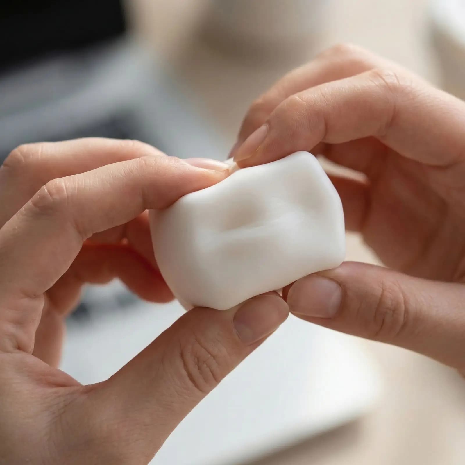 Palline Antistress Morbide a Forma di Tofu per Adulti, Giocattoli Sensoriali per Autismo, Giocattoli Antistress e Antiansia, Palline di Pasta Modellabile, Regali all'Ingrosso per Bambini