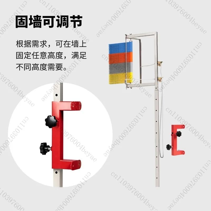 Wholesaleouch Card Attrezzatura per la misurazione del test di salto con asta di salto verticale per allenamento di basket regolabile in altezza