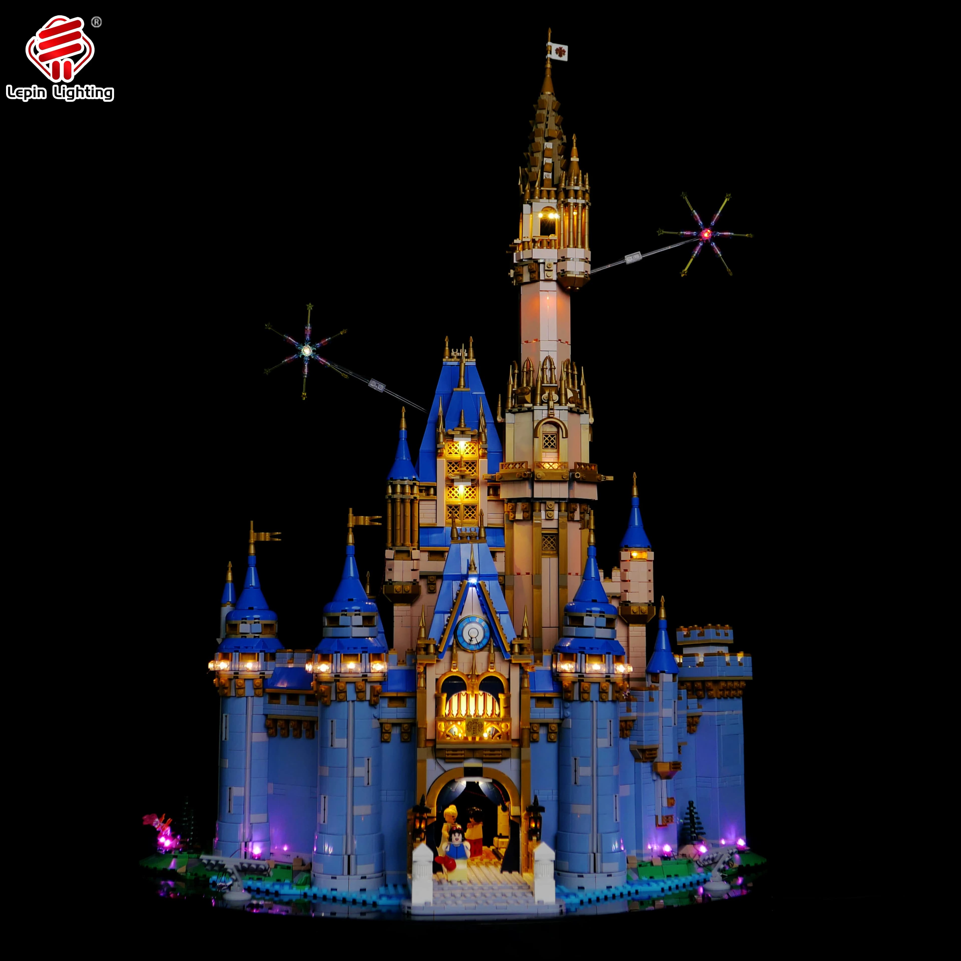 Kit di illuminazione a LED compatibile con il modello di blocchi da costruzione del Castello delle Fiabe 43222, set di luci decorative per esposizione (solo luci)