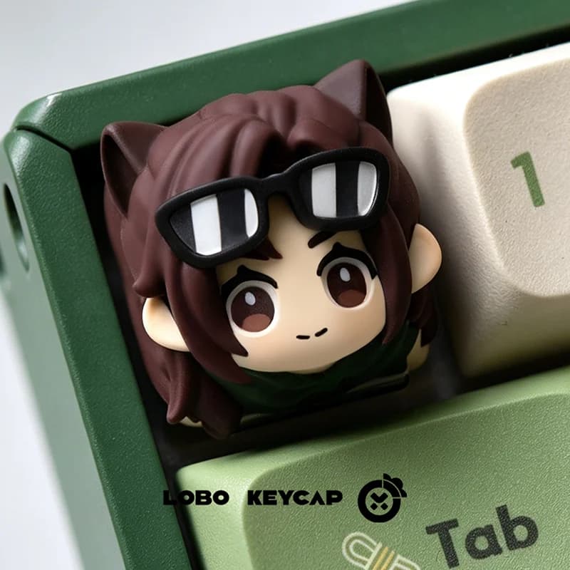 Diy Self Made Delta Forces Luna Cute Mechanical Keyboard Keycaps Cross-Axis Mechanical Keyboard Pc Personalized Keycaps Gift
