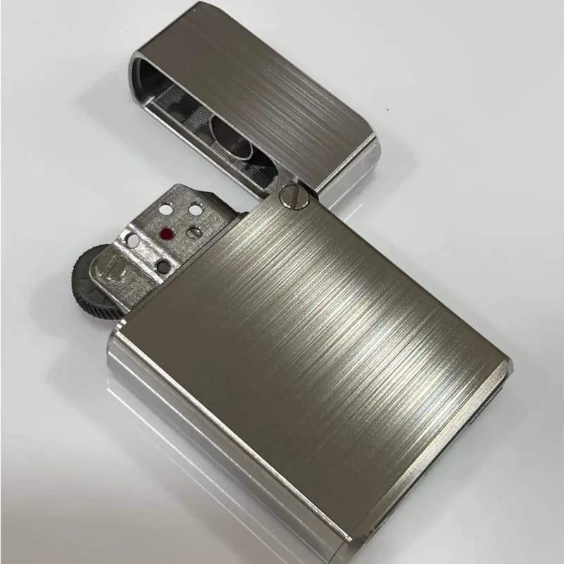 Accendino a combustibile raro di fascia alta CNC, in acciaio inossidabile, realizzato con precisione, accendino cherosene, confezione regalo a lunga durata