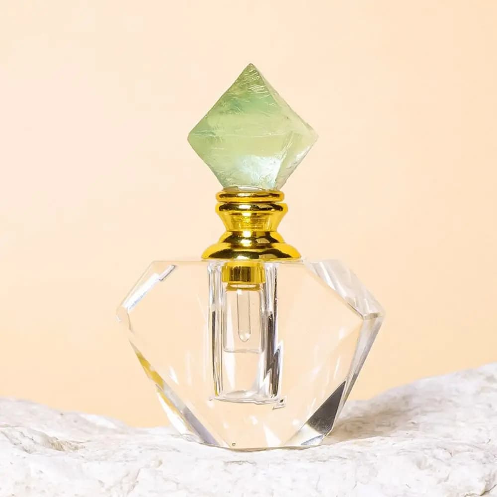Bottiglia di cristallo creativa Bottiglia vuota riutilizzabile per diffusore di olio essenziale Bottiglia contagocce per olio portatile a tenuta stagna Artigianato