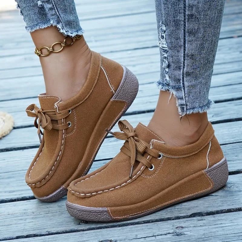 New Women's Shoes 2026, Moccassini Casual with Silicon Soft Sole, Sneakers Comfortable Springs for Women, Big Sizes