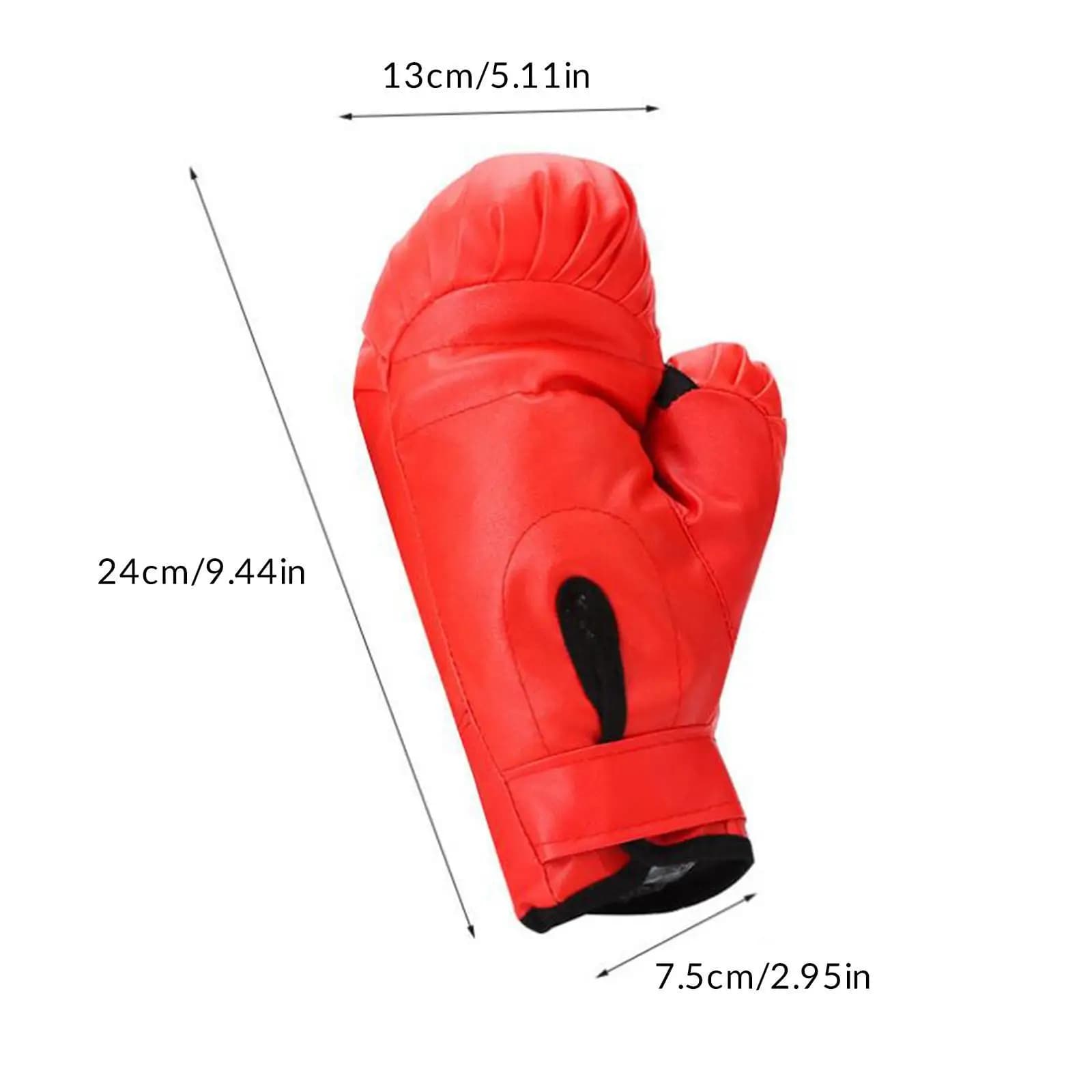 2 Pair Boxing Training Gloves Punch Mitts for Adults Kids Sparring Gloves Punching Bag Gloves for Grappling MMA Karate Fighting