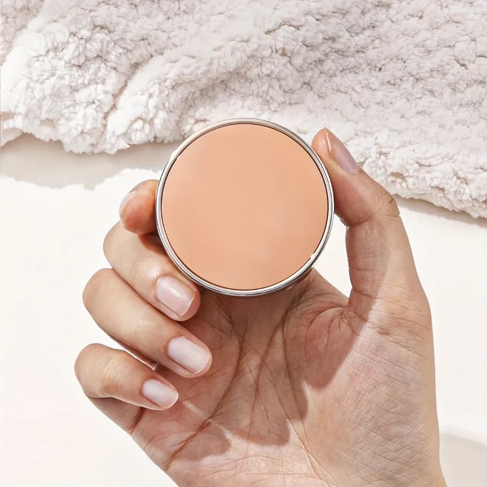 1 Piece Rechargeable Air Cushion Empty DIY Box with Portable Mirror Compact Storage for Cosmetic Sponge Blow