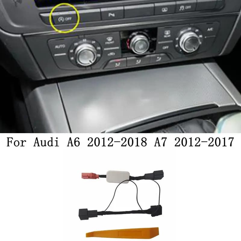 For Audi A6 C7 A7 4G8 2013-2018 Auto Smart Stop Canceller Automatic Starting System Motor Eliminator Device Disable Cable Spin