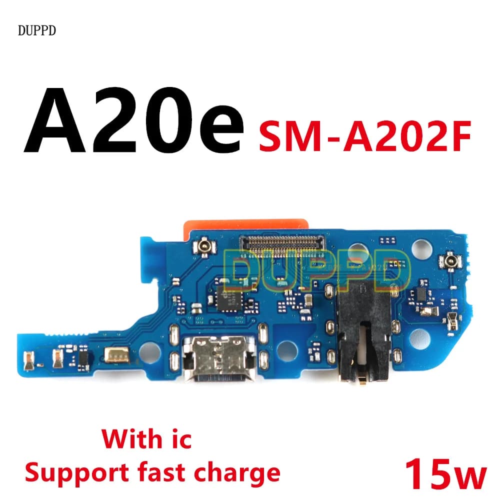 Connettore Dock di Ricarica USB con Scheda di Ricarica e Cavo Flex Microfono per Samsung Galaxy A20e A202F A202