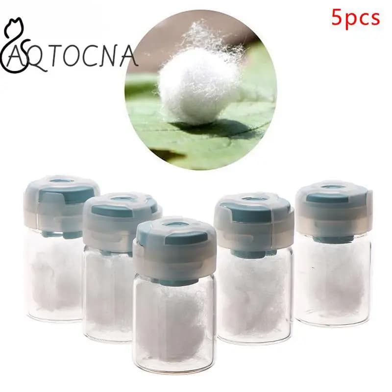 5 bottiglie di proteine di seta naturale palla di collagene puro essenza Anti invecchiamento rassodante rimozione delle rughe cosmetici siero viso