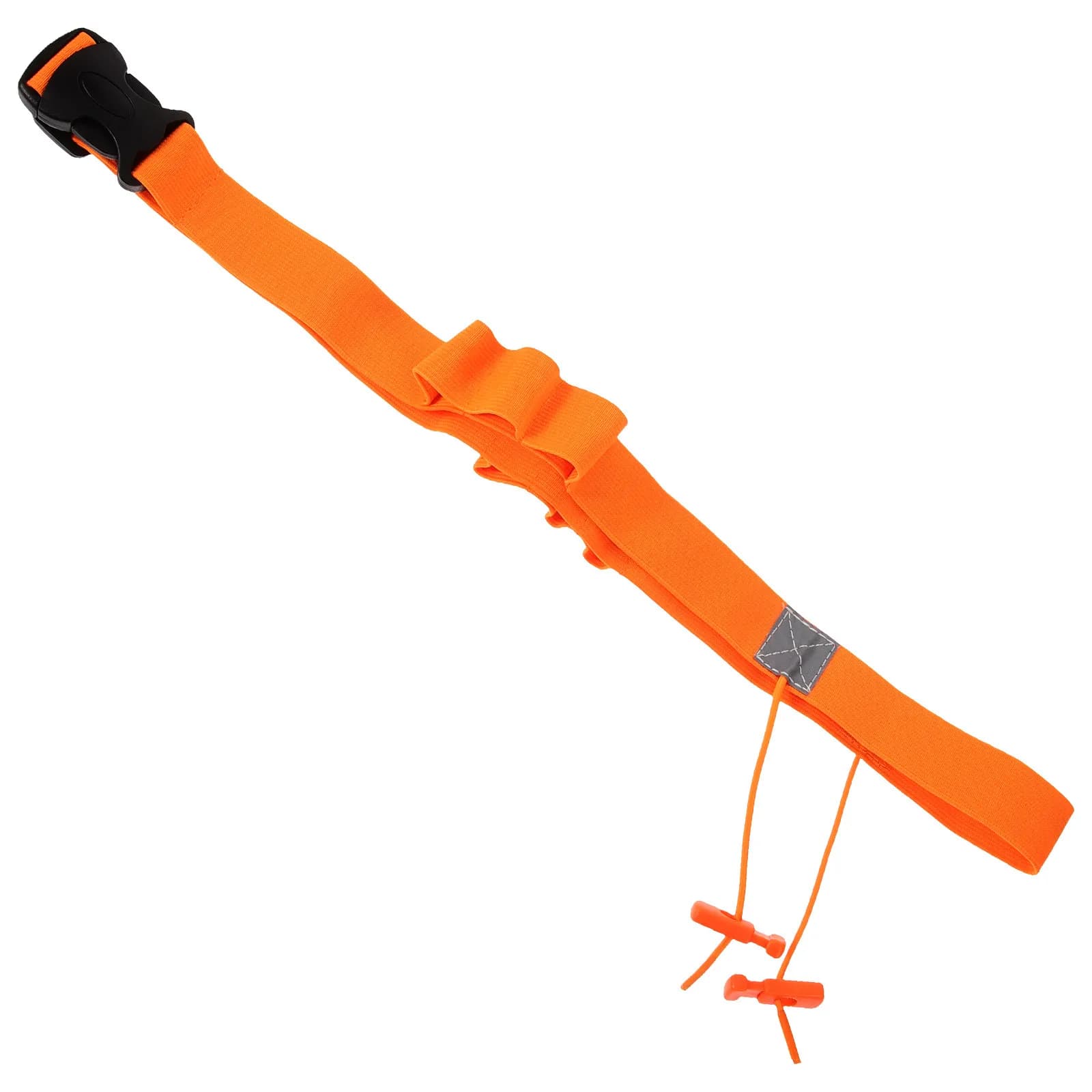 Cintura da corsa traspirante dal design ergonomico per la corsa notturna, cintura sportiva con clip riutilizzabili per il numero di gara