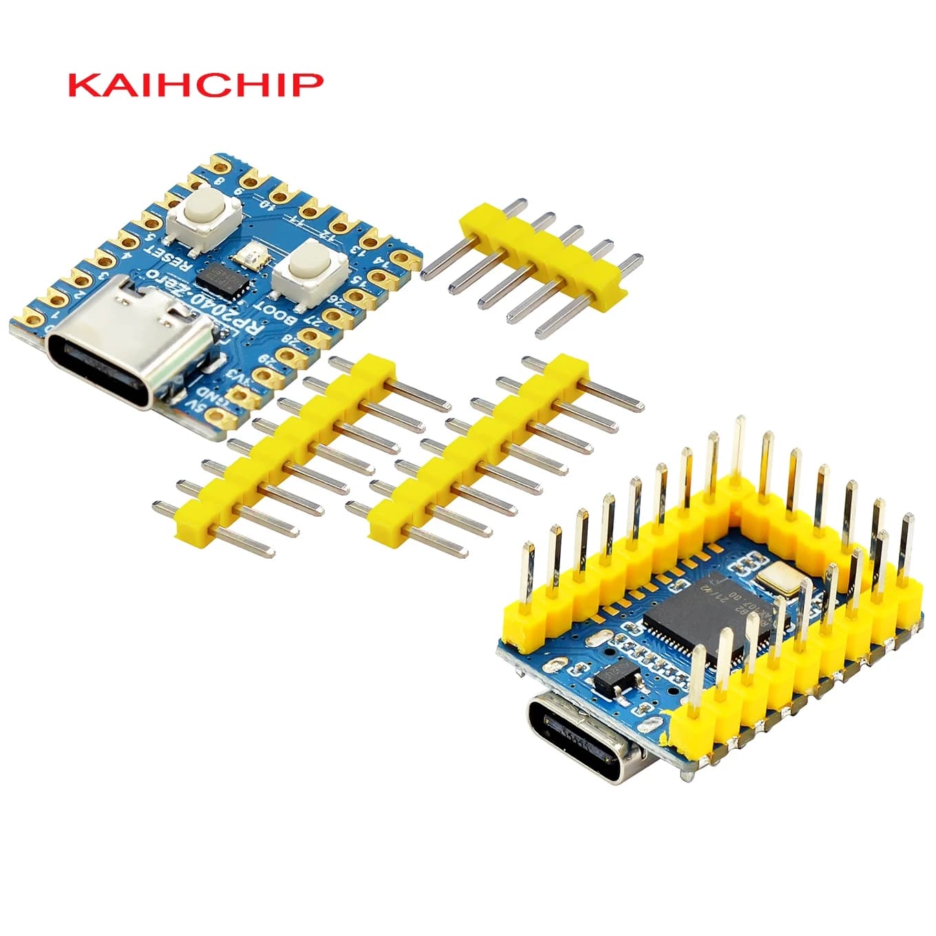 10 pcs RP2040-Zero RP2040 for Raspberry Pi Microcontroller PICO Module Dual-core Cortex M0 Development Card + 2 MB Flash Processor