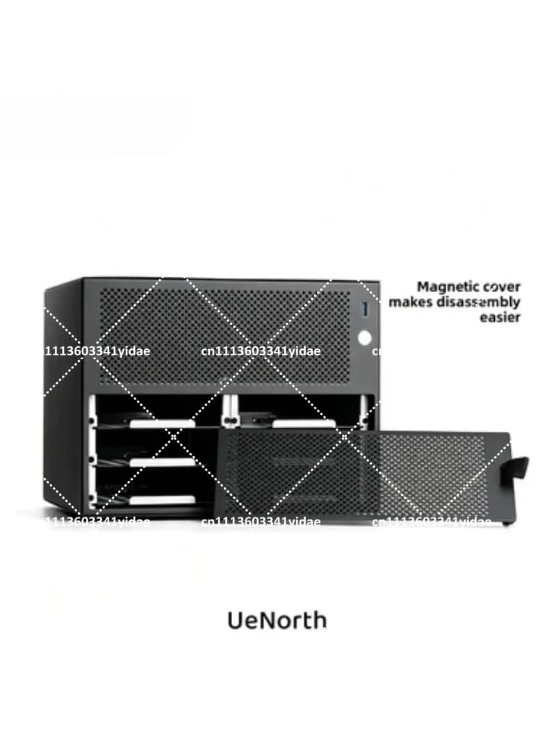 6 Bay NAS Case for ITX Motherboard DIY Desktop Storage Server Mini Tower