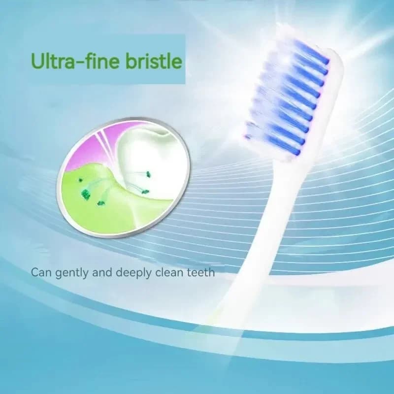 Clogate 6 toothbrushes for adults with soft bristles, whitening, for oral hygiene, for gums and sensitive teeth, manual toothbrush for domestic use