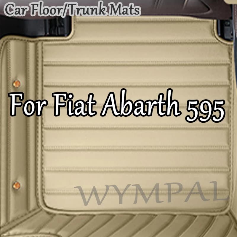 Tappetino per auto di lusso per Fiat Abarth 595 X290 2012 ~ 2022 Tapetes Para Carro Alfombrillas Coche Tappetini per auto Pavimento per auto