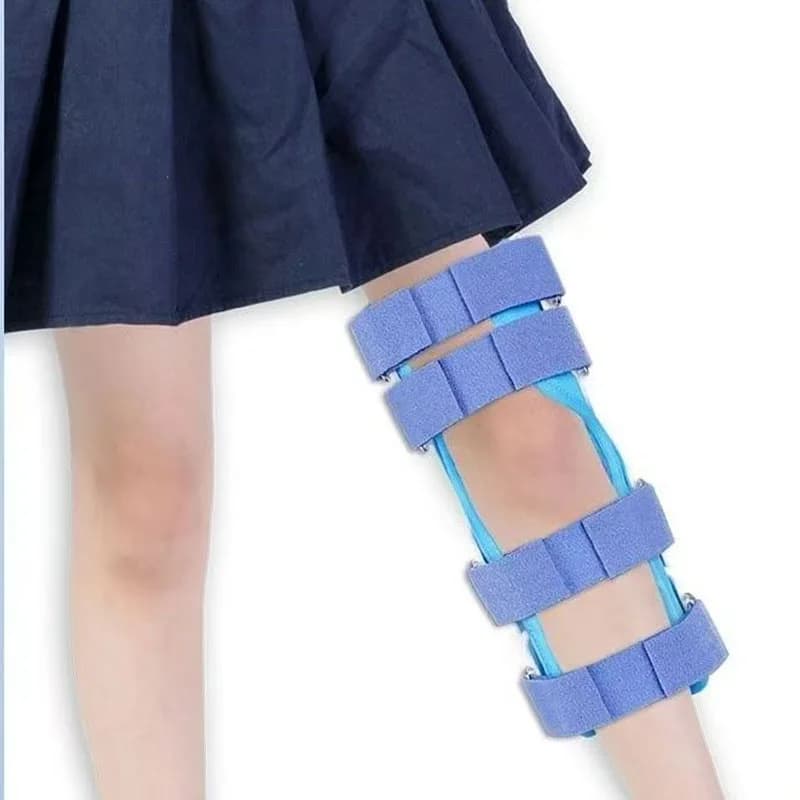 Tutore per fissaggio articolare regolabile per bambini, tutore per frattura rotulea del membro inferiore, supporto medico per lesioni al menisco/dolore al ginocchio