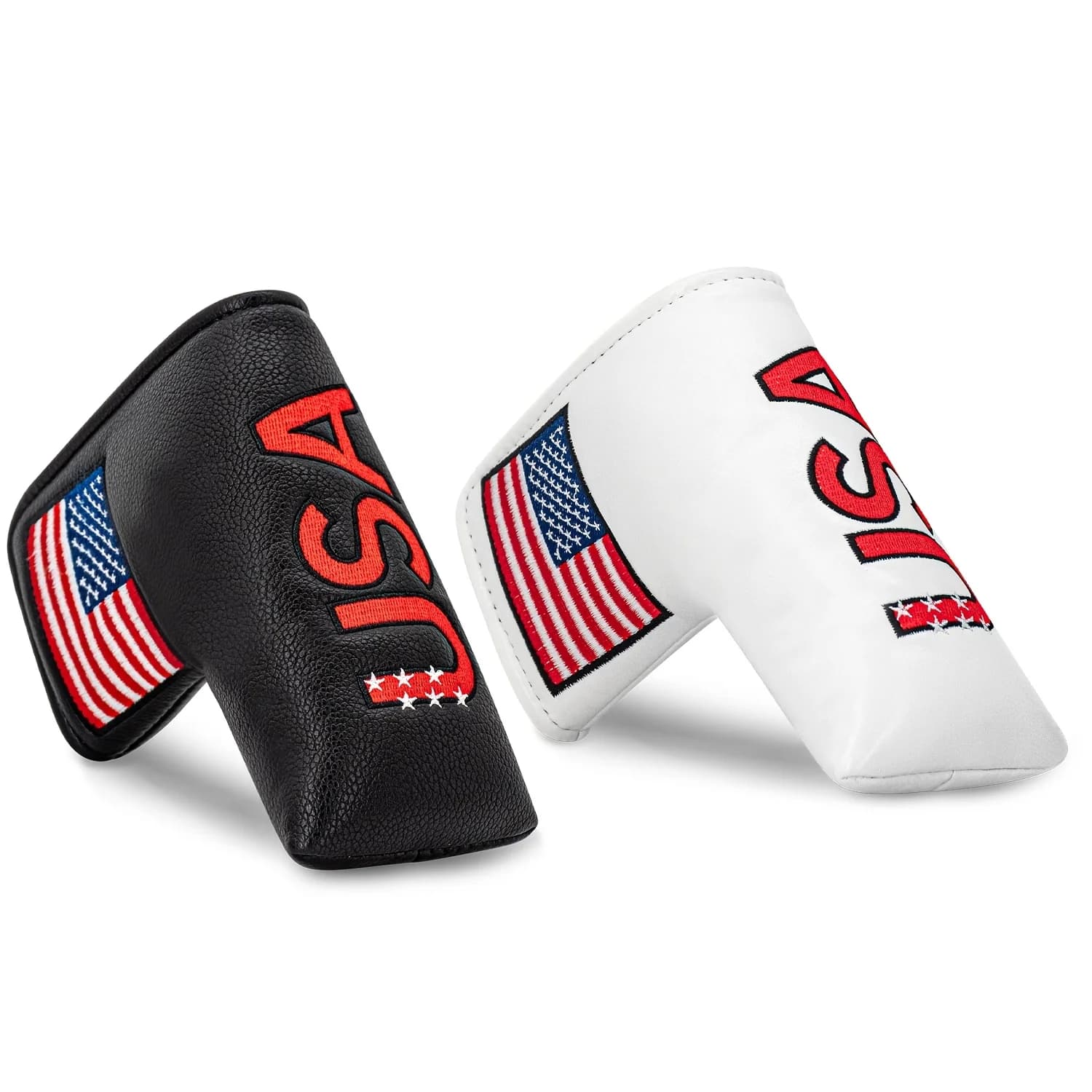 1pc USA Style Golf Putter Cover - Premium Blade Headcover with Soft Lining, Durable Golf Club Accessory for Men & Women,
