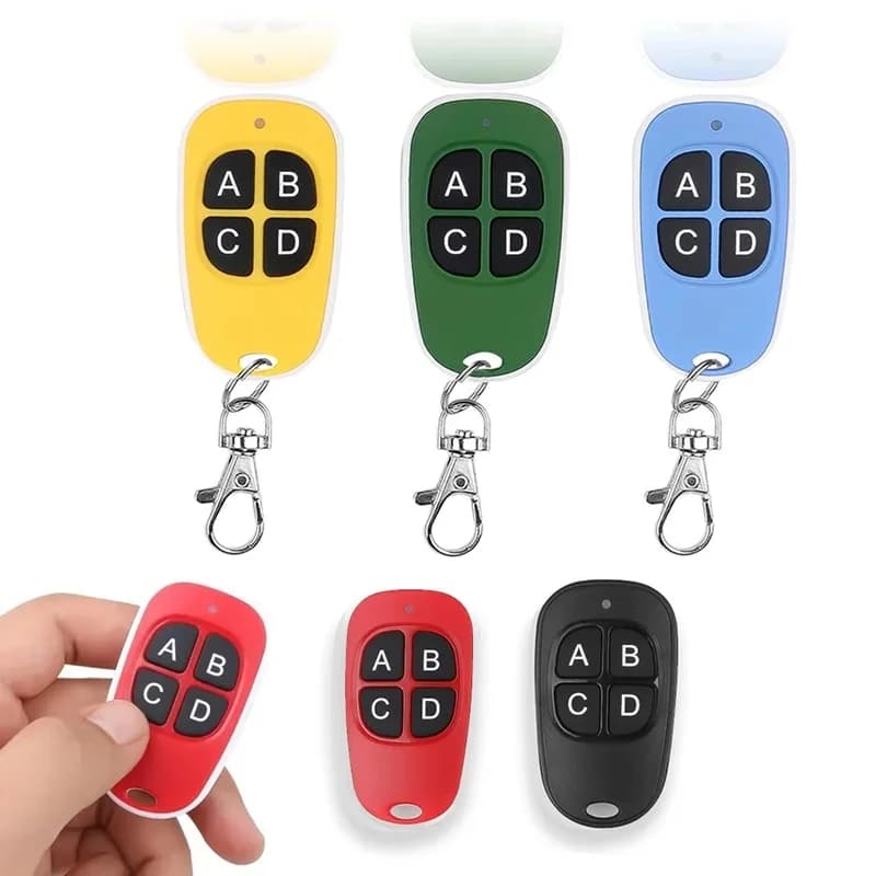 Universale 433 mhz Copia Codice Telecomando Apriporta Garage Trasmettitore Wireless Duplicatore Clone Chiave Porta Elettrica Copia Telecomando