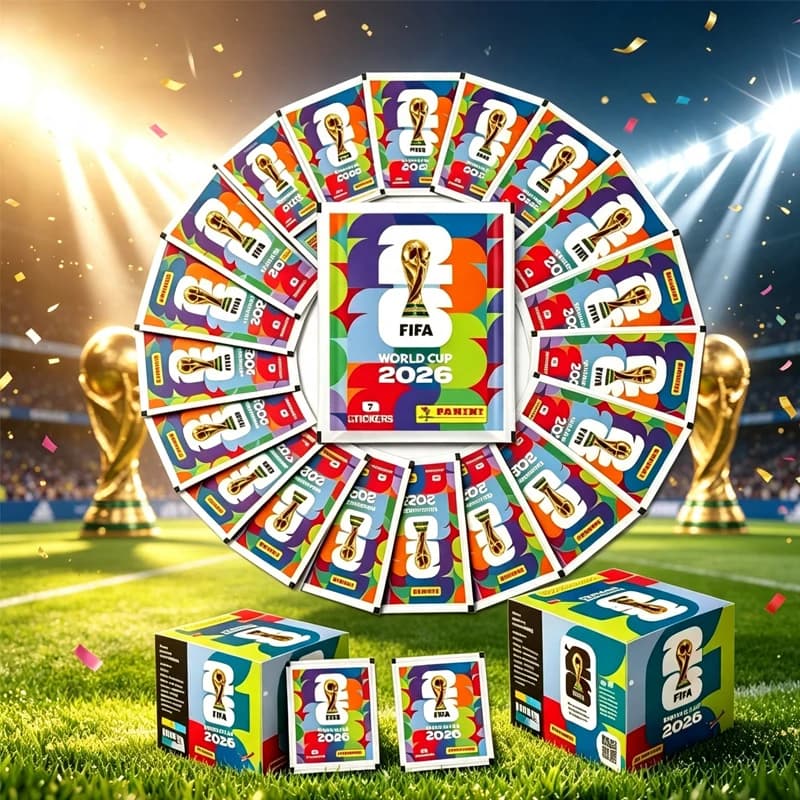 2026 Panini World Cup Sticker Pack Panini Soccer Card Soccer Memorabilia Collection Panini Football Cards Gifts Giving to fans #