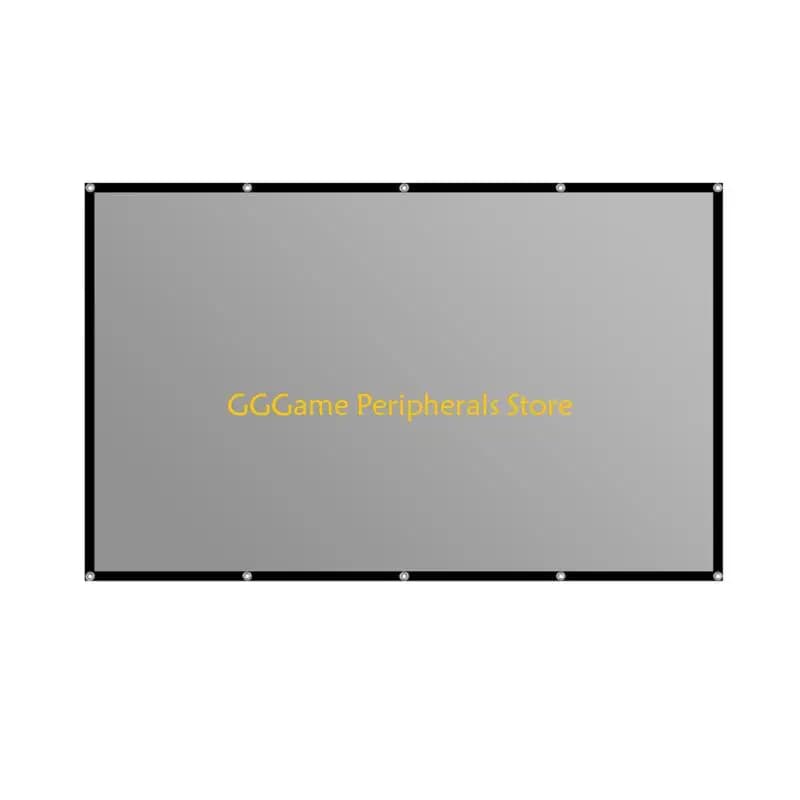 U55B Long Use Anti Light Projector Screen 16:9 Black Border For Durability