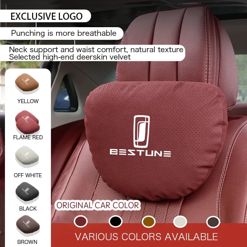 Per Bestune T77 Pro B70s T99 T55 B70 E05 T90 Nat Pro Accessori della copertura chiave Auto Collo Poggiatesta Cuscino Sedile Lombare Protezione della colonna vertebrale
