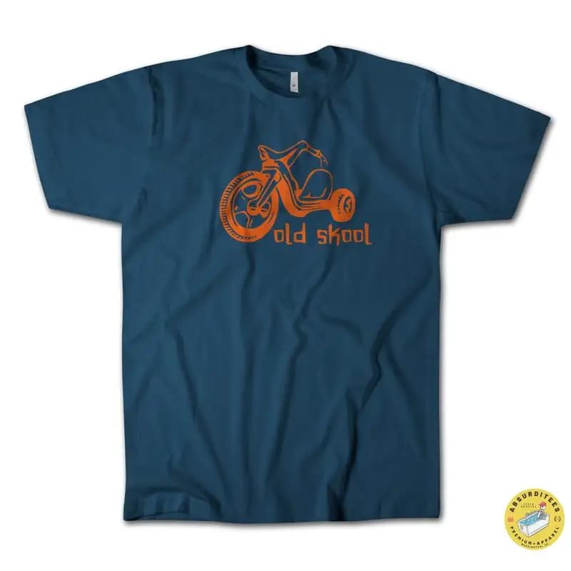 Maglietta Old Skool anni '80 Retro Big Wheel Cultura pop Idata nostalgia infantile per rammendo il tuo