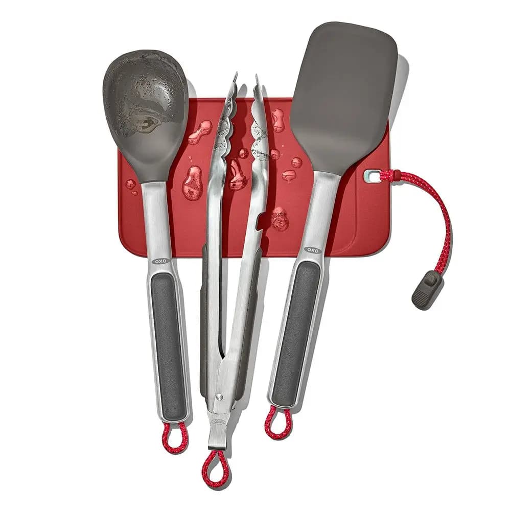 Set da Cucina da Campeggio per Esterni in 4 Pezzi