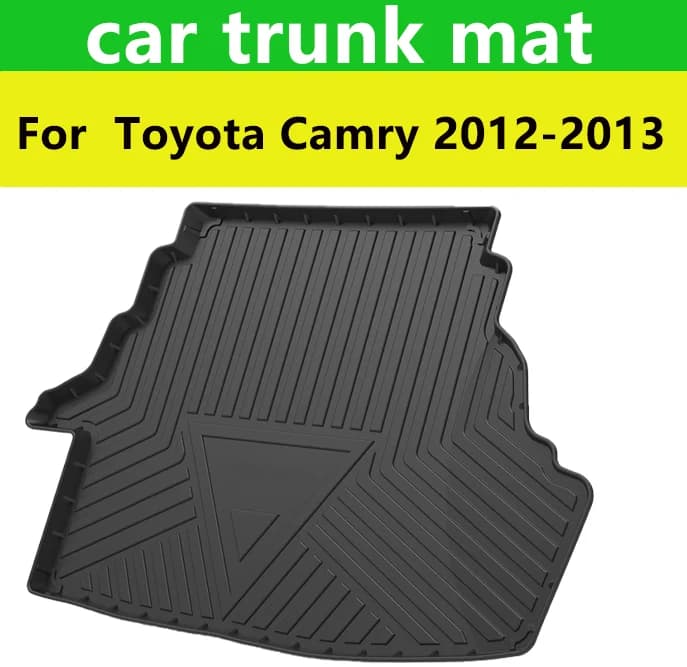 Tappetini per bagagliaio per auto per Toyota Camry 2012-2013 Cuscino di protezione antigraffio impermeabile Cuscinetto di stoccaggio in TPE