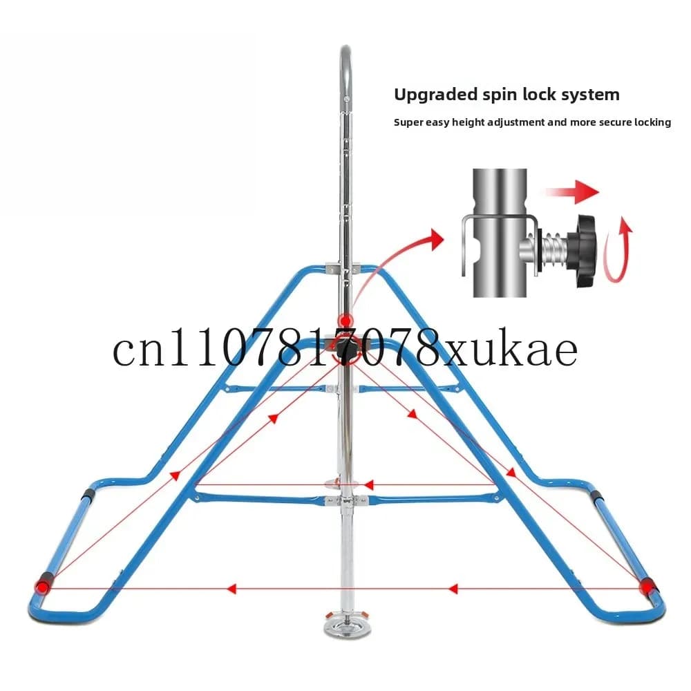 Children's Horizontal Gymnastics Bar Folding Gym Equipment For Home Workout Bar Adjustable Height Gym Equipment For Home Traction Bar