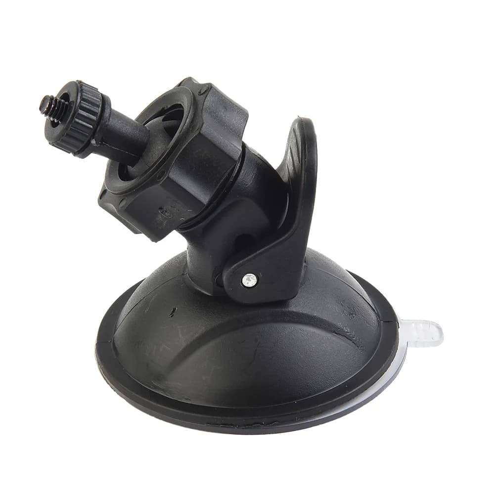 Mount Holder for Dash Cam Holder Adjustable Rotating Holder Suction Cup ABS Black Button Fixing Bracket for Quick Release