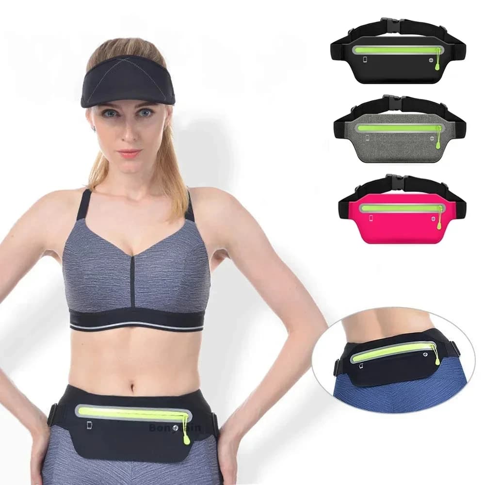 New Ultra-thin Running Belt Bag Waterproof Close-fitting Sports Fanny Pack Outdoor Running Fitness Waist Pack