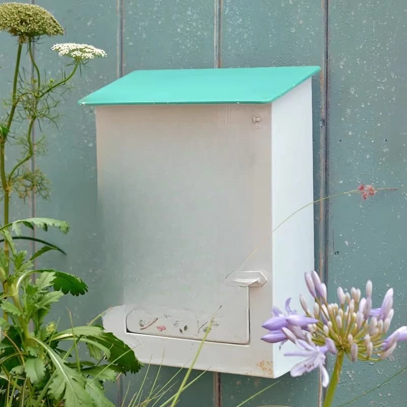 Cassetta postale in ferro battuto, pendolo da giardino a vento fresco, accessori per la casa, ornamenti decorativi da parete