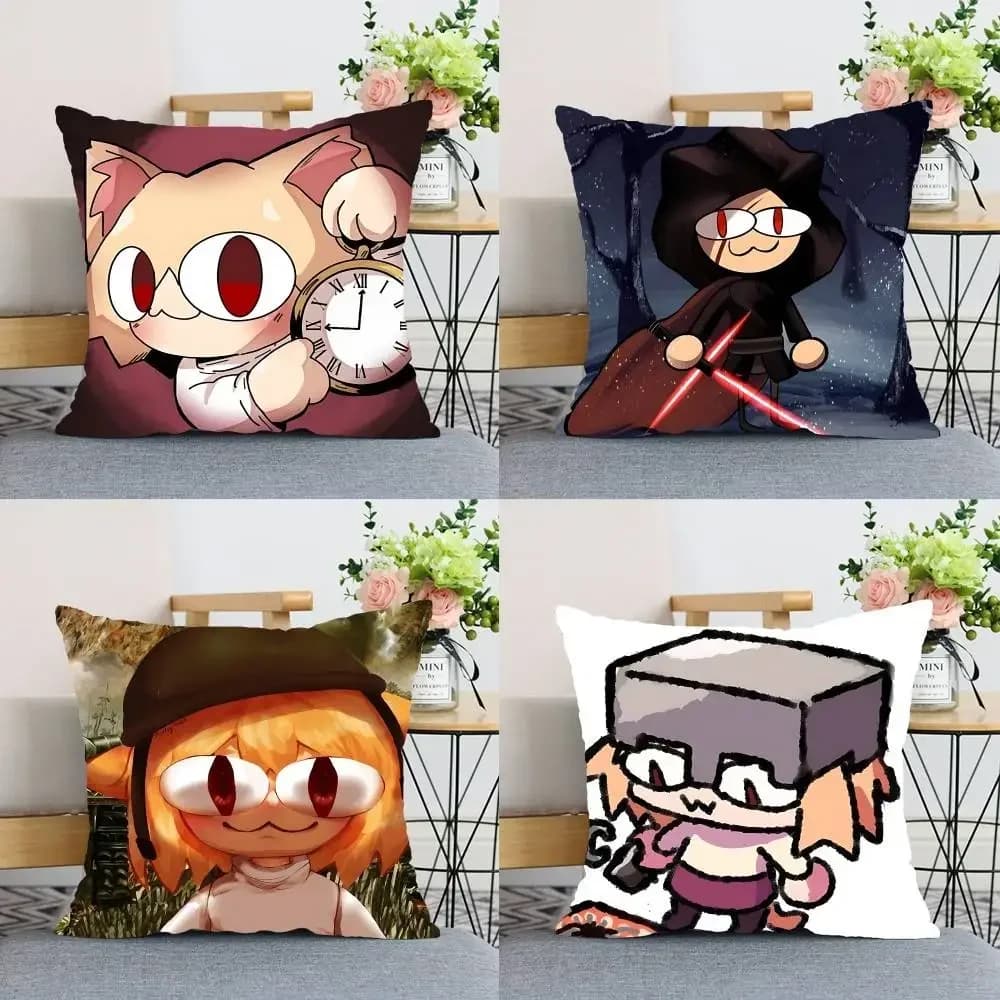 N-Neco Arc Meme Copricuscini con motivo decorativo, adatti per divano, camera da letto, auto