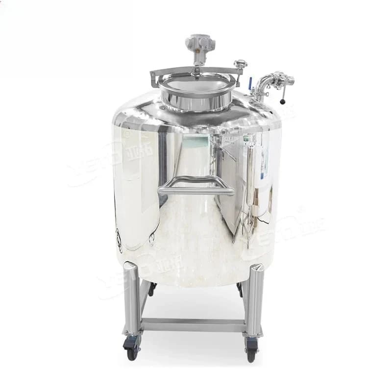 Yeto 50-1000L liquid pneumatic mixer stainless steel heater 304 mixer kettle for chemical vacuum reaction