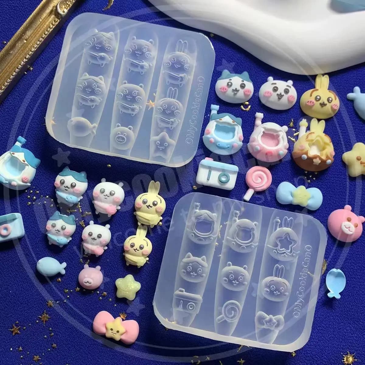 1pc Palla di gelato 3D Stampo acrilico Tamagotchi Decorazioni per unghie artistiche Candy Wing Design fai da te Stampo per unghie in silicone per nail art