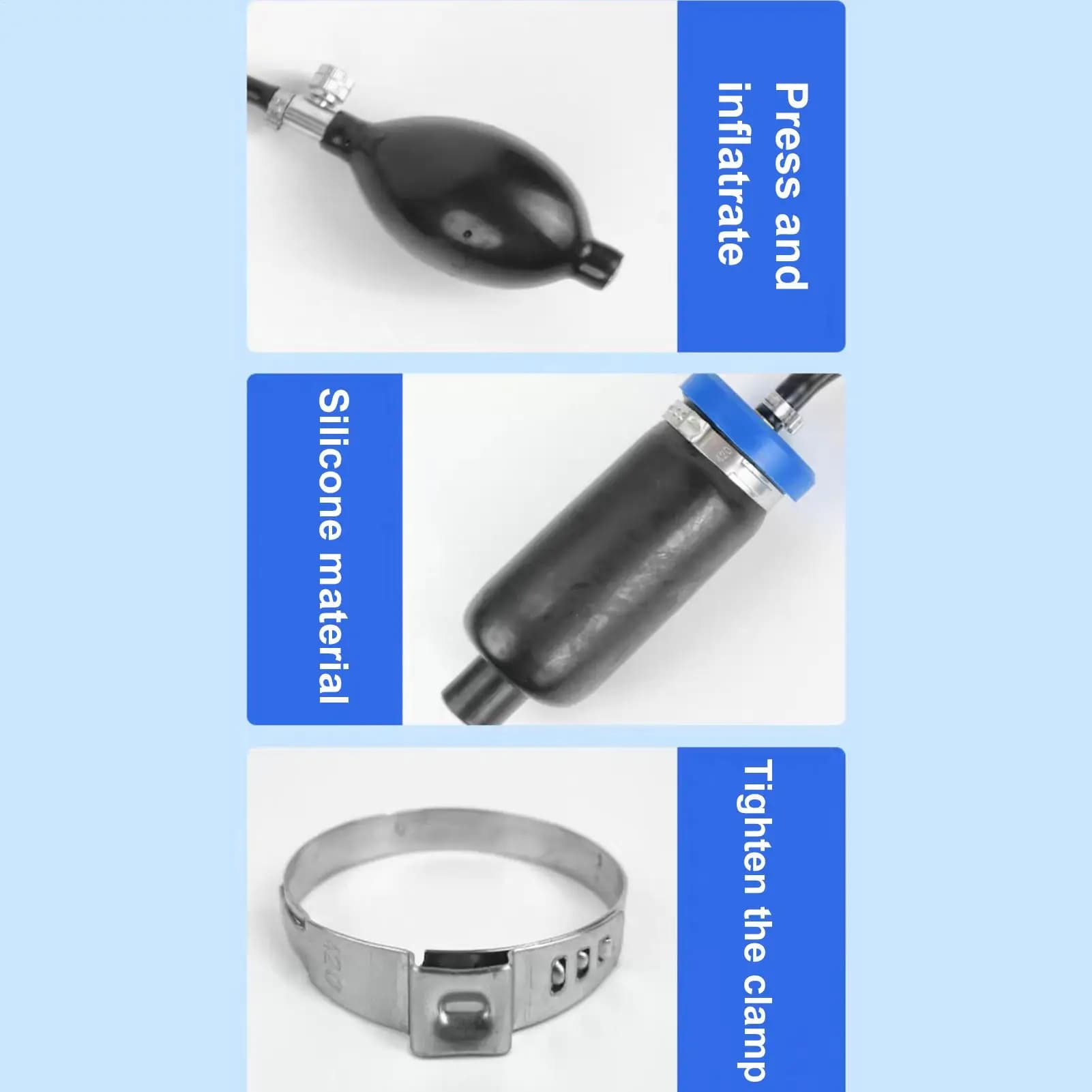 Tester per perdite sottovuoto Macchina per auto Strumento di test plug-and-play accurato per l'impianto idraulico di rilevamento del motore di condizionamento di aspirazione della conduttura