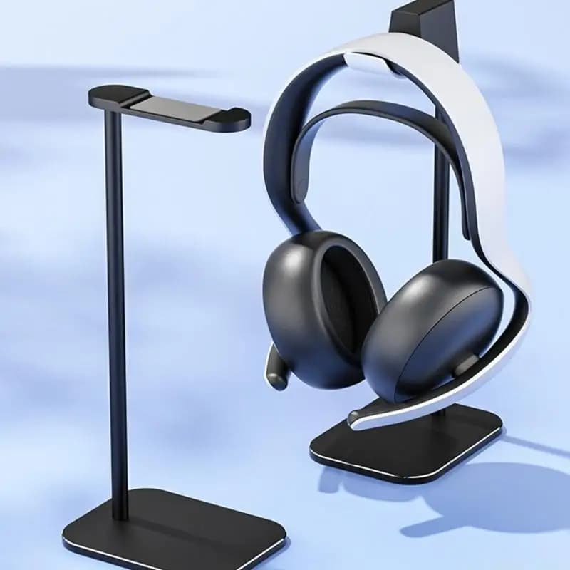 E56B Supporto per cuffie da tavolo per cuffie da gioco in alluminio e metallo Gancio per auricolari da gioco