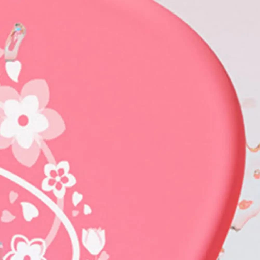 Swimming Sports Hat Floral Print Waterproof Silicone Swim Cap for Women Girls Elastic Ear Protection Swimming Hat Long Hair