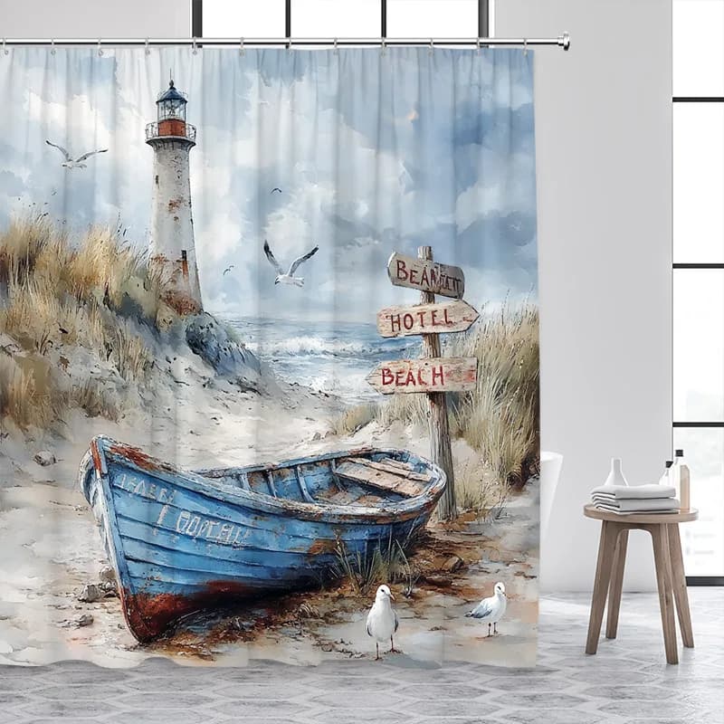 Tenda Doccia, Tenda da Bagno Impermeabile in Poliestere con Stampa Floreale di Animali Selvatici, Leopardo e Giaguaro, Decorazione per Bagno a Tema Giungla Tropicale