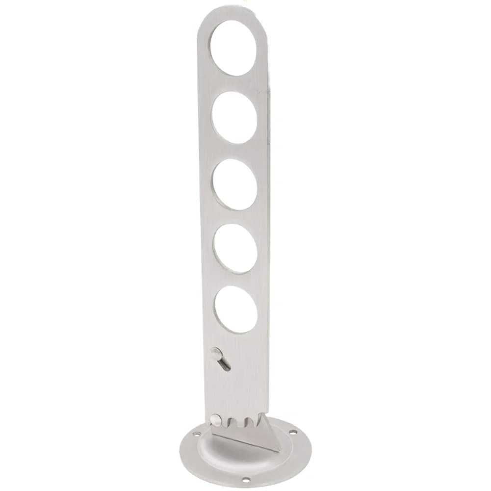 Stainless Steel Folding Clothes Hanger Wall Mounted for Compact Living Spaces Balcony Bathroom Laundry with 180 lb Support Limit