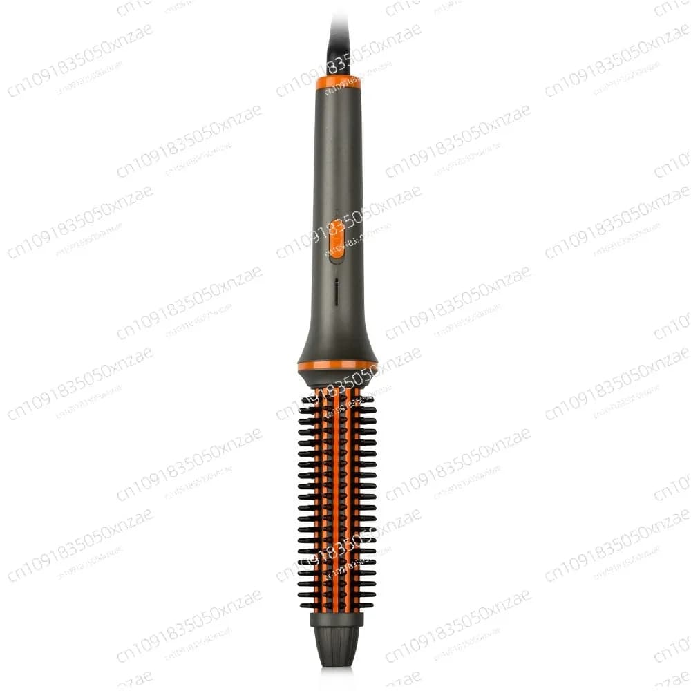 No harm to smooth and curl hair Electric plate for double purpose Iron hair curlers with heated round brush