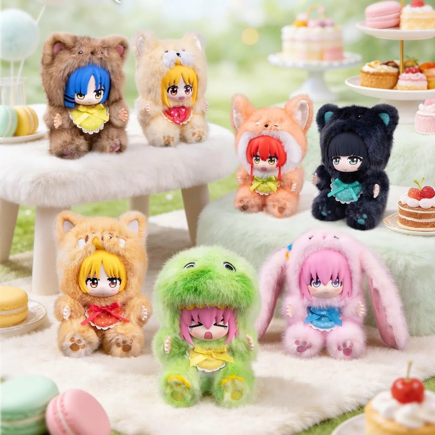 EAKI Original Anime Bocchi The Rock Blind Box Vinyl Plush Doll Pendant Gotoh Hitori Action Figure Model Doll Collect Gifts