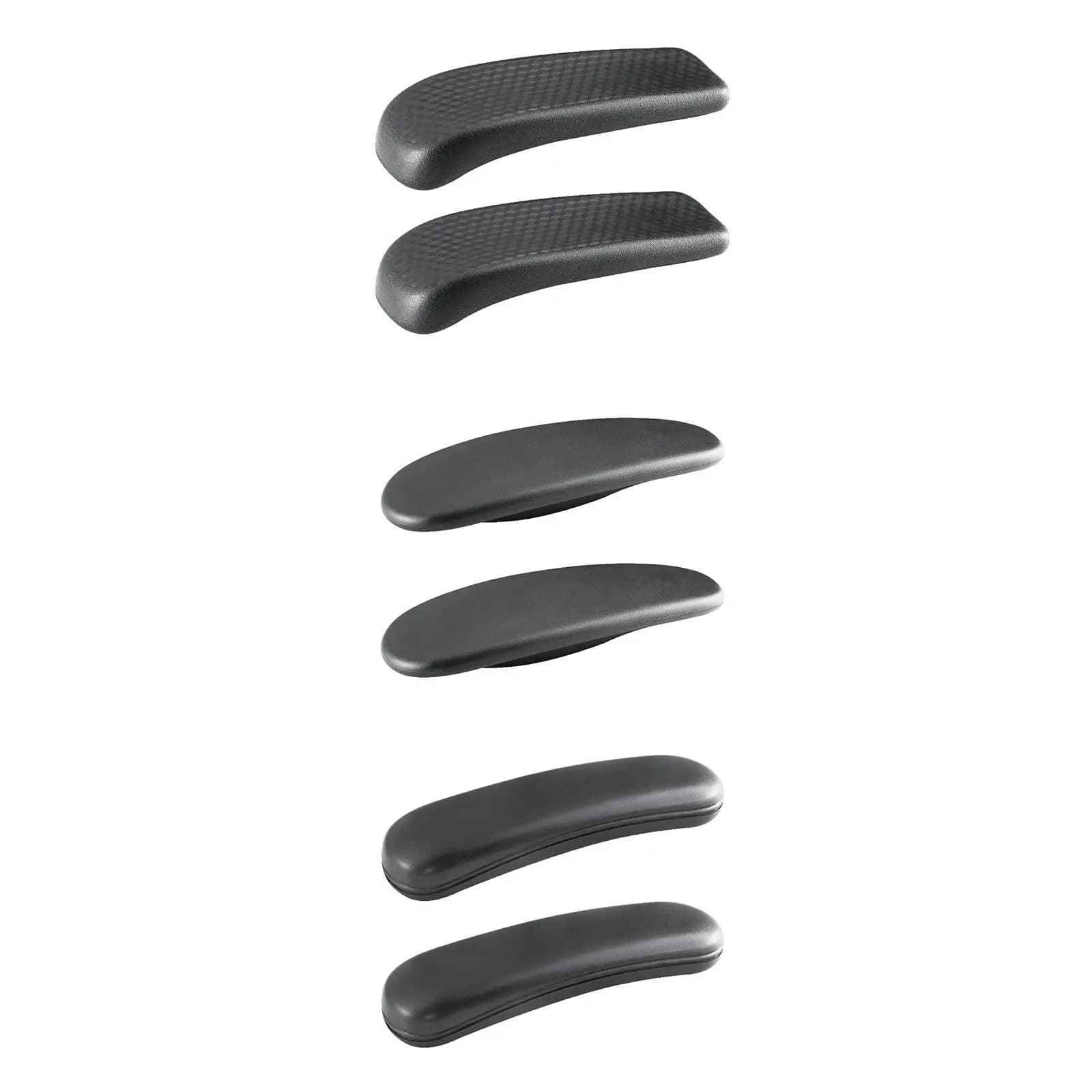 2x Office Chair Replacement Arm Pads PU Soft Support Comfortable Universal Black for Gaming Chairs Office Chairs Computer Chairs
