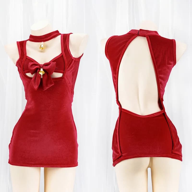 Nuova serie di pigiami natalizi regalo donna abito rosso bikini intimo body lingerie abiti costumi cosplay