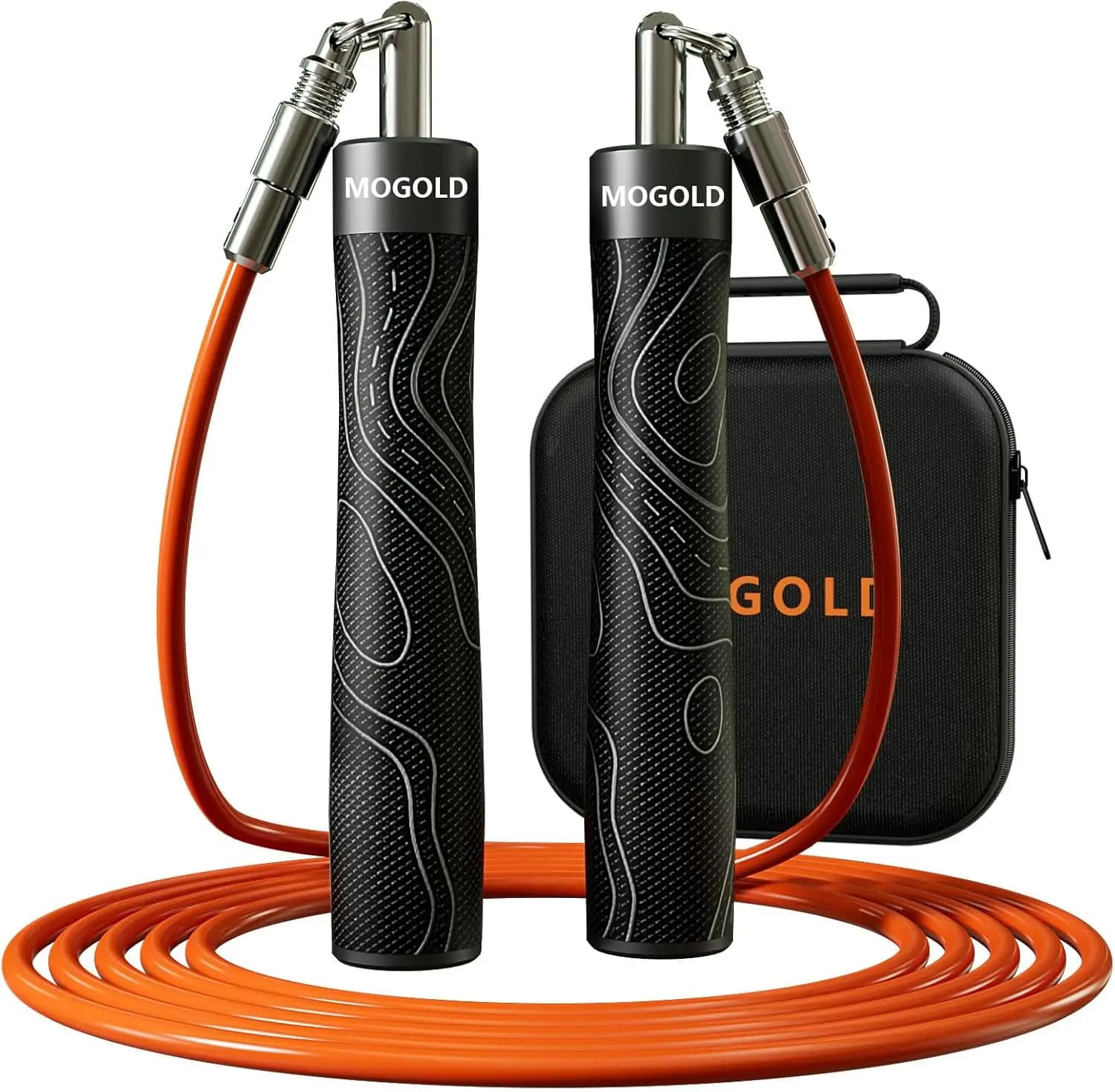 Set di Corde per Saltare con Pesi: 3 Corde Intercambiabili, Lunghezza Regolabile, Impugnatura in Pelle per Fitness