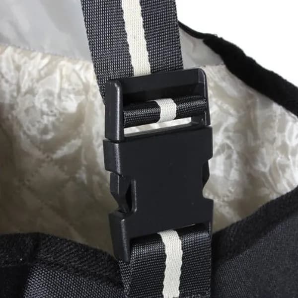 Borsa Trasporto Cani Gatti Monospalla in Tessuto Oxford, Marsupio per Animali Domestici 85x35cm, Supporta 25-40kg, Ventilazione a Testa Fuori, Regolabile