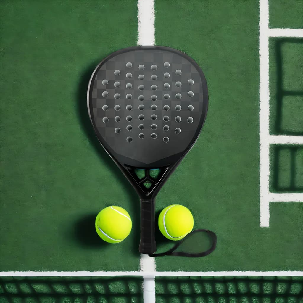 CASTON SPORTS Racchetta da paddle/pagaia da tennis personalizzata in carbonio grafite spessore 38 mm