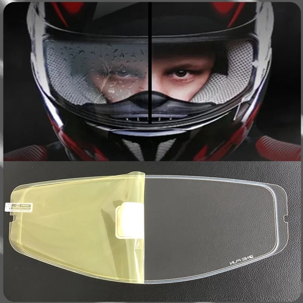 Per LS2 FF323 FF327 modifica moto casco maschera kit pellicola antiappannamento lente conveniente ad alta definizione