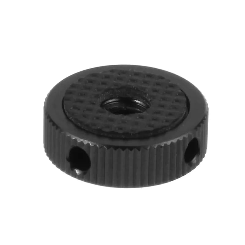 1/4 "3/8 pollici filettatura vite dado adattatore piastra treppiede montaggio a vite scarpa calda rinforzata per fotocamera flash treppiede microfono per GoPro 13 12