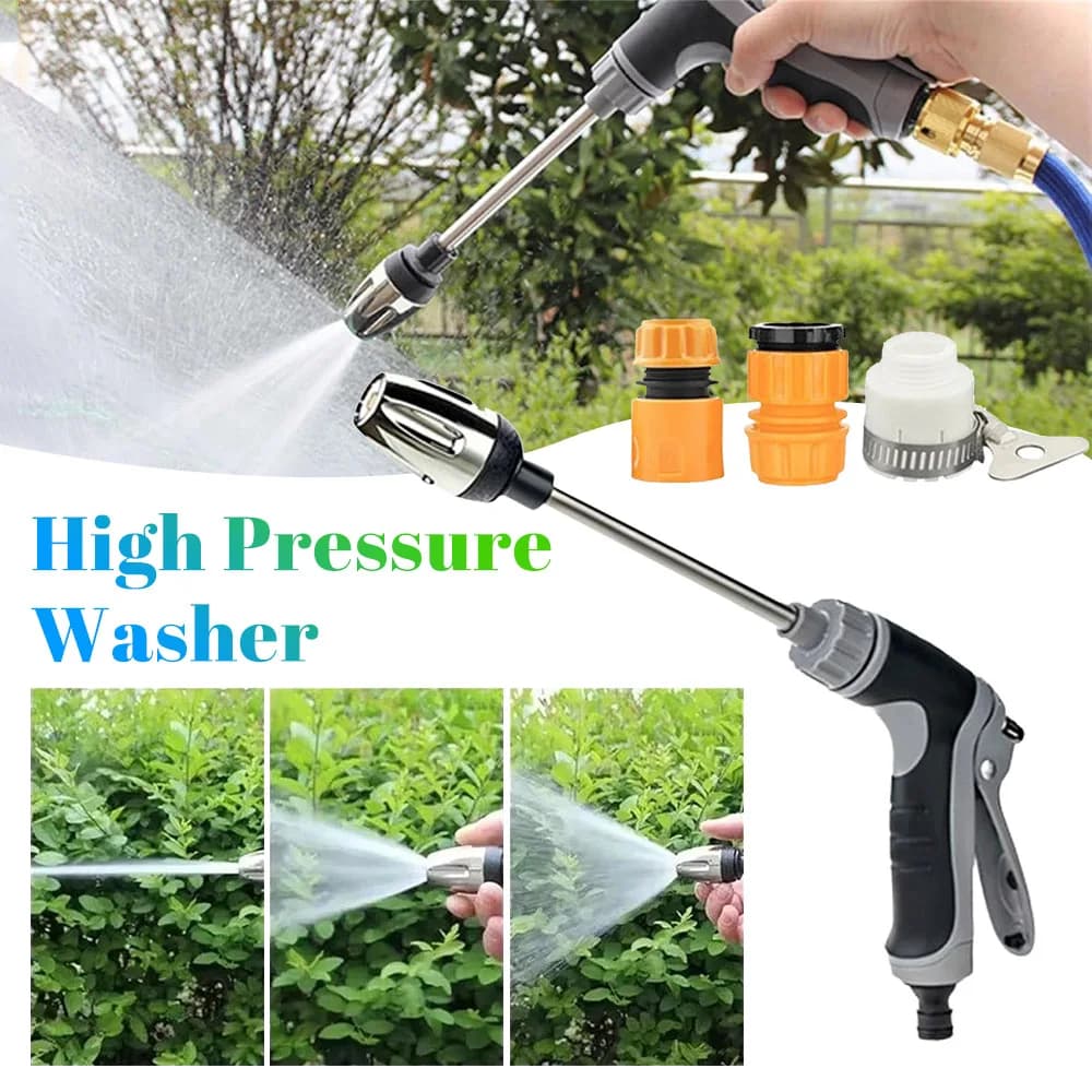 Washer & 360° Rotating Garden Hose Power Washer Water Blitz Washer for Lawn & Garden Washing Cars
