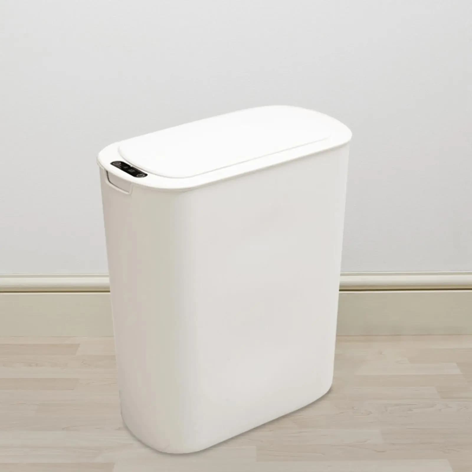 Bidone della spazzatura a induzione intelligente Automatico impermeabile intelligente con coperchio Sensore di movimento Bidone della spazzatura per WC domestico Home Office