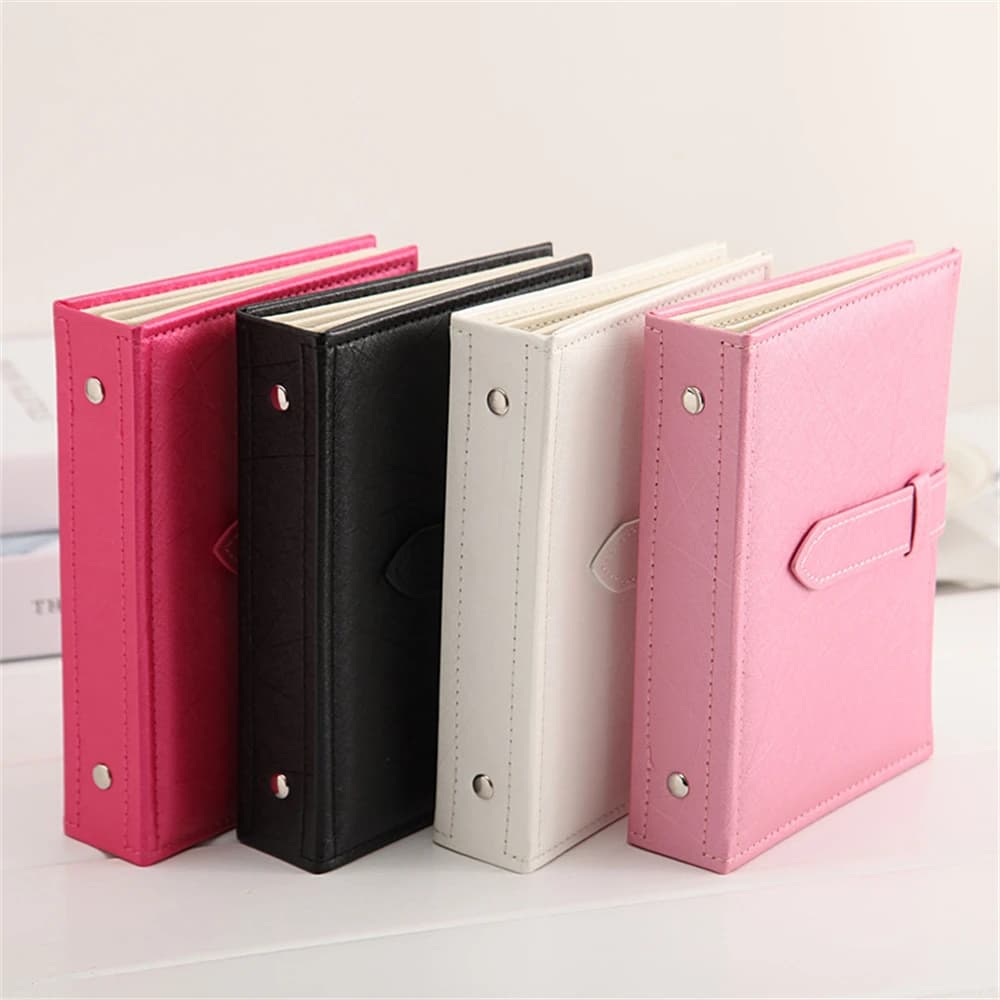 Multifunction Earrings Storage Book Creative Jewelry Box All Leather Earrings Storage Organizer Rings Ear Stud Holder Practical